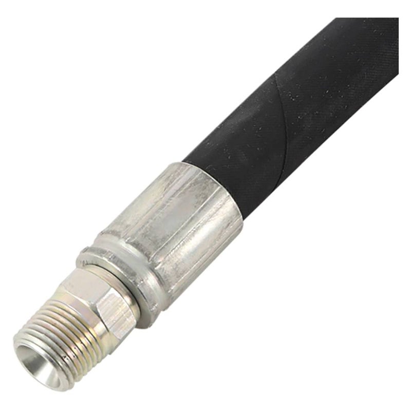 Complete Tractor 3001-0003 Hydraulic Hose Compatible with/Replacement for Tractors - 3/8" x 24" SAE 100 R2AT 2 wire Hydraulic hose assembly (4780 psi) - Image 3